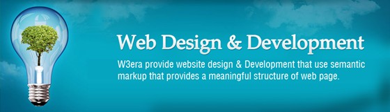 Banner Design services: W3era Technologies Banner Design